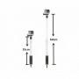 Monopod-aquapod transparent pentru GOPRO cu compartiment pentru telecomandă WI-FI