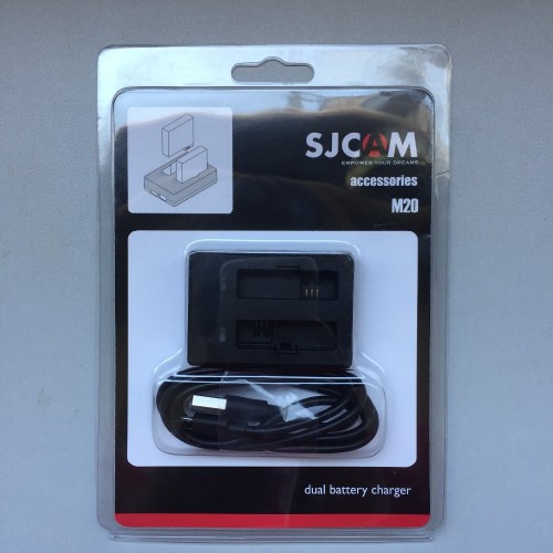 Încărcător dublu original pentru SJCAM M20