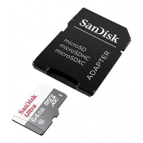 Карта пам'яті 64ГБ Class 10 microSDXC SanDisk Ultra SDSQUNR-064G-GN3MA