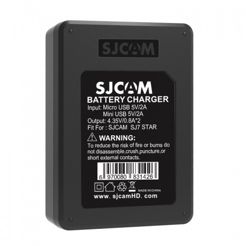 Зарядка подвійна оригінальна для SJCAM SJ7