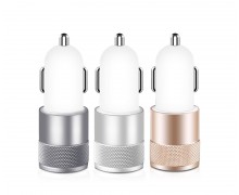 Adaptor USB dublu AC Prof 954 pentru priză auto 12 V