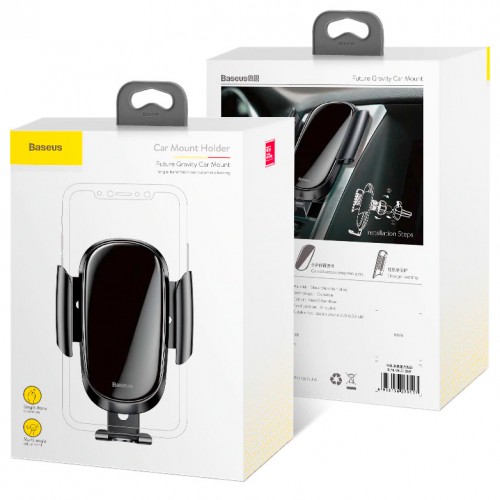 Держатель для телефона в авто BASEUS Future Gravity Car Mount Black SUYL-WL01