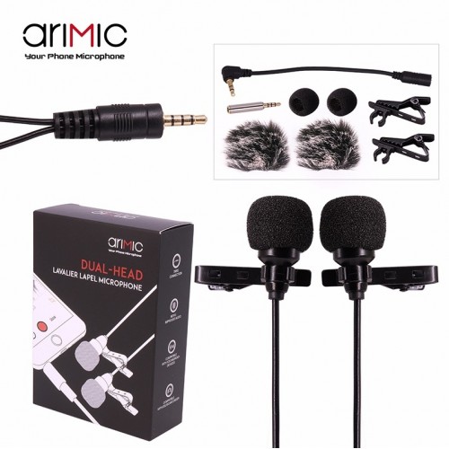 Петличний мікрофон Ulanzi AriMic DualMic 6m