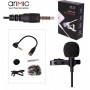 Петличный микрофон для телефона/камеры Ulanzi AriMic Lavalier 1.5m 0407