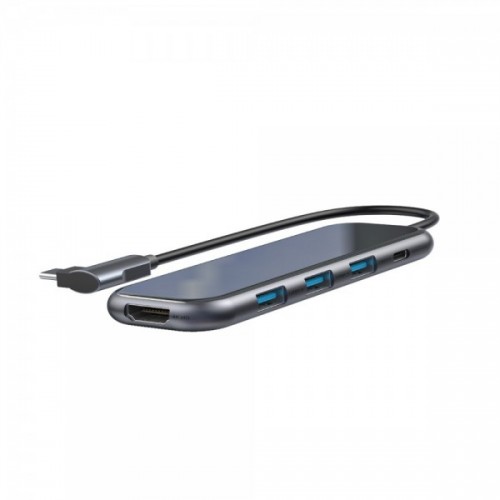 USB концентратор Type-C Hub Baseus CAHUB-BZ0G