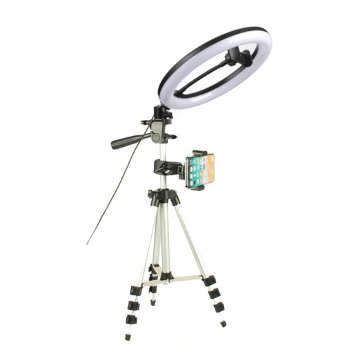 Inel luminos 26cm cu trepied 102cm AC Prof