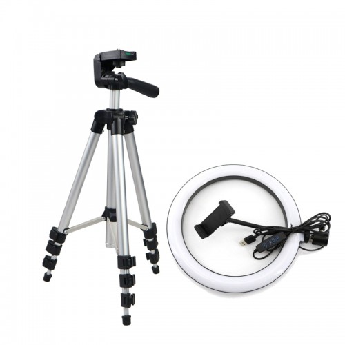 Inel luminos 26cm cu trepied 102cm AC Prof