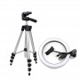 Inel luminos 26cm cu trepied 102cm AC Prof