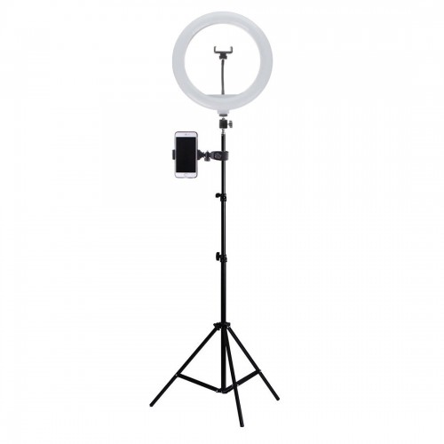 Lamă inelară 30cm pentru telefon cu stativ 210cm USB AC Prof QX-300-T2