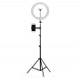 Lamă inelară 30cm pentru telefon cu stativ 210cm USB AC Prof QX-300-T2