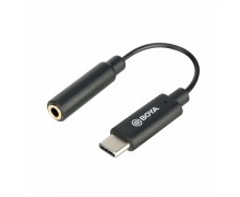 Adaptor pentru microfon BOYA BY-K4, 3,5 mm TRS la USB-C