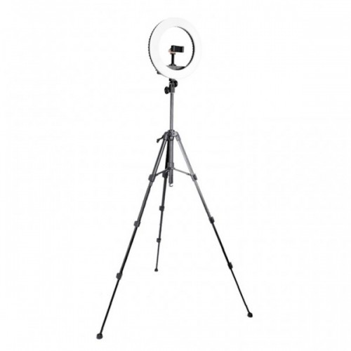 Lampa inelară pentru filmări 33cm pe trepied 144cm Beike QZSD Q5 set1