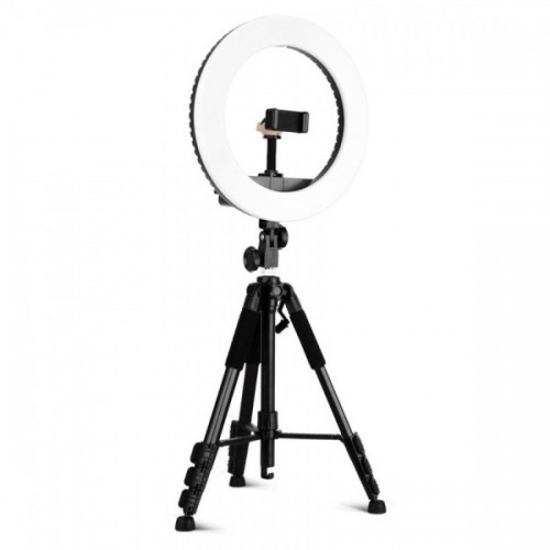 Lampa inelară pentru filmări 33cm pe trepied 144cm Beike QZSD Q5 set1