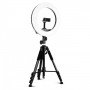 Lampa inelară pentru filmări 33cm pe trepied 144cm Beike QZSD Q5 set1