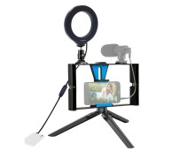 Риг для телефона с кольцевой лампой Puluz PKT3026L