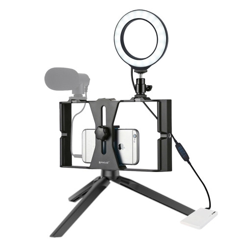 Риг для телефона с кольцевой лампой Puluz PKT3026L