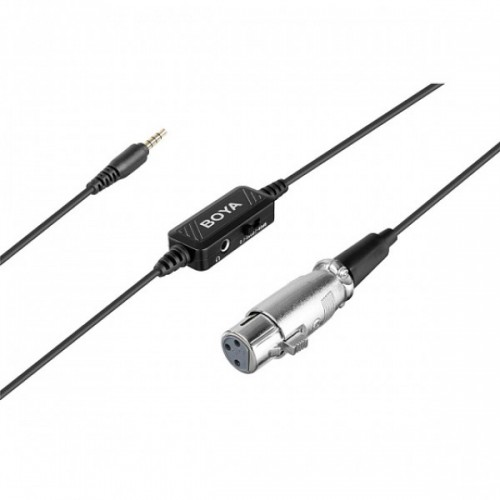 Микрофонный кабель XLR  3.5мм TRRS BOYA BY-BCA6