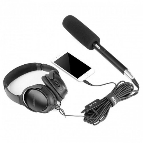 Микрофонный кабель XLR  3.5мм TRRS BOYA BY-BCA6