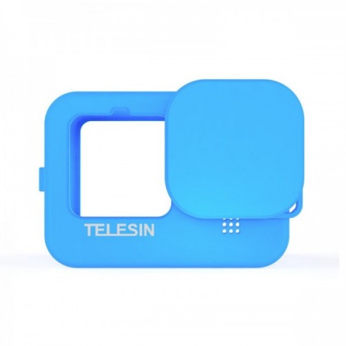 Чохол силіконовий GoPro 12 / 11 / 10 / 9 блакитний Telesin GP-HER-043 (GP-PTC-901)
