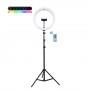 Кольцевая лампа RGB 30см со штативом 210 см Puluz PU411T