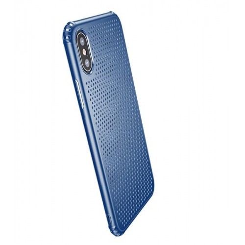 Чехол iPhone X перфорированный TPU Baseus WIAPIPHX-DD03