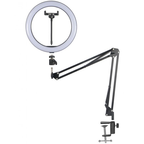 Кільцева лампа 30см на пантографі ACprof QX-300-P