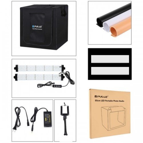 Lightbox 50cm cu iluminare LED Puluz PU5050A