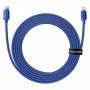 Cablu Type-C Lightning pentru iPhone 20W 2m albastru Baseus Crystal Shine CAJY000303