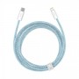 Cablu Type-C Lightning pentru iPhone PD 20W 2m albastru Baseus Dynamic CALD000103