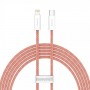 Cablu Type-C Lightning pentru iPhone PD 20W 2m portocaliu Baseus Dynamic CALD000107