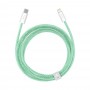 Кабель Type-C Lightning для айфон PD 20Вт 2м зеленый Baseus Dynamic CALD000106