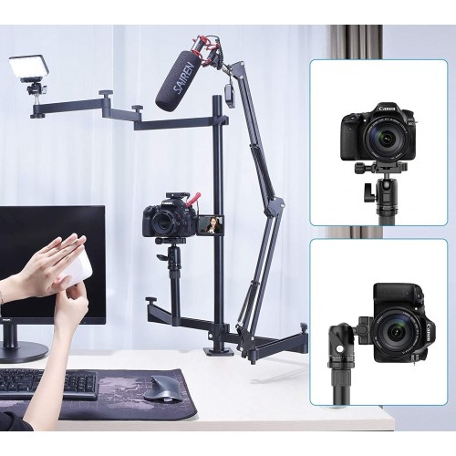 Стійка-тримач для камери мікрофона світла Ulanzi UURig Universal Desktop Livestream Stand