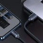 Кабель Lightning для айфон чорний 1.2м Baseus Crystal Shine CAJY000001