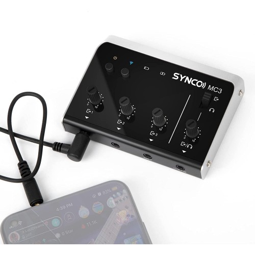 Микшерный пульт для телефона четырех канальный Synco MC3-LITE