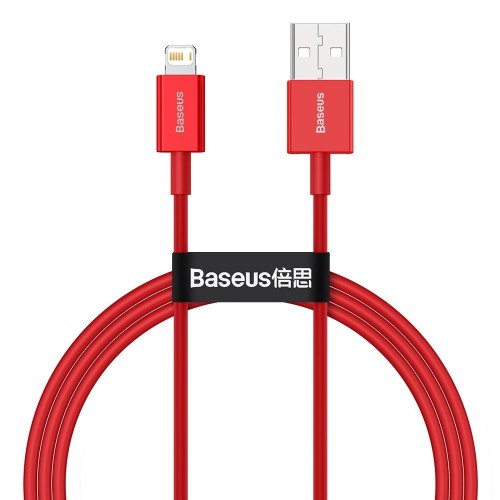 Кабель Lightning для айфон красный 1м Baseus Superior CALYS-A09