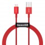 Кабель Lightning для айфон красный 1м Baseus Superior CALYS-A09