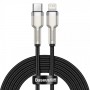 Cablu Type-C Lightning 20W 480Mb/s negru Baseus Cafule CATLJK-B01