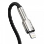 Cablu Type-C Lightning 20W 480Mb/s negru Baseus Cafule CATLJK-B01