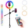 Lamă inelară RGB birou 82cm Ulanzi Vijim K16