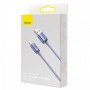Кабель Lightning для айфон фиолетовый 2м Baseus Crystal Shine CAJY000105