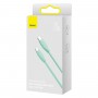 Cablu Lightning Type-C flexibil 2m 20W verde Baseus Jelly Liquid Silica Gel CAGD020106