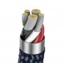 Кабель для айфон с автоотключением Lightning Type-C 20Вт 1м синий Baseus Explorer Series CATS000003
