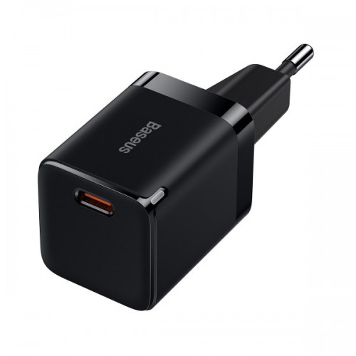 Încărcător rapid 30W Type-C negru Baseus GaN3 CCGN010101