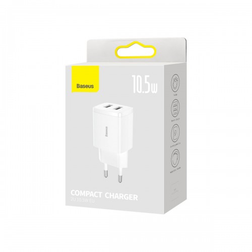 Зарядка для телефону планшета 10Вт Baseus Compact CCXJ010202