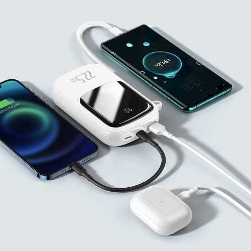 Powerbank 20000 mAh 22.5W USB Type-C alb Baseus Qpow PPQD-I02
