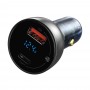 Adaptor în soclu de cărucior 65W cu încărcare rapidă USB Type-C transparent Baseus CCKX-C0A