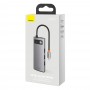 Концентратор хаб USB Type-C 5в1 HDMI зарядка 100Вт Baseus Metal Gleam CAHUB-CX0G