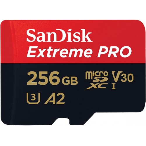 Карта памяти 256 ГБ microSDXC UHS-I U3 A2 SanDisk Extreme Pro SDSQXCD-256G-GN6MA