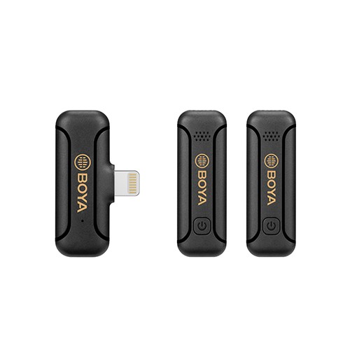 Microfon pentru iPhone dual wireless 50m Lightning BOYA BY-WM3T2-D2