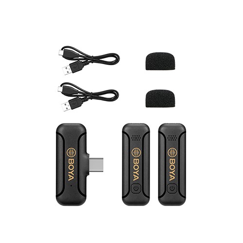 Microfon pentru Android dual wireless 50m Type-C BOYA BY-WM3T2-U2